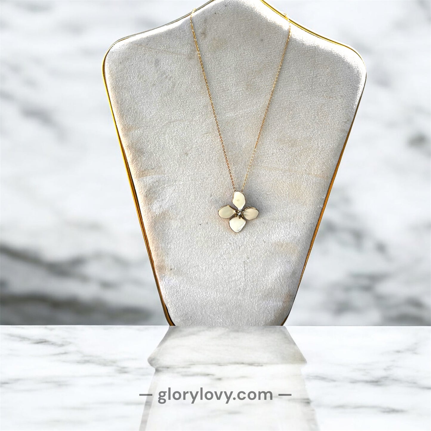 Parure florale en acier inoxydable
