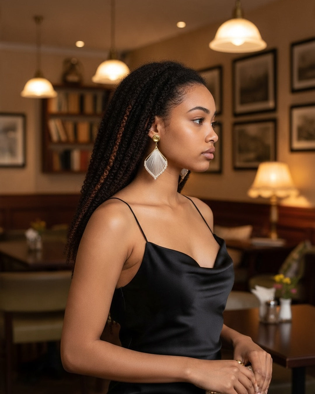 Boucles d’oreilles Éventail