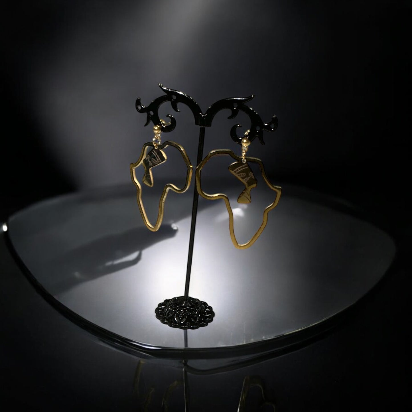 Boucle d’oreille african Queen