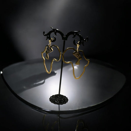 Boucle d’oreille african Queen