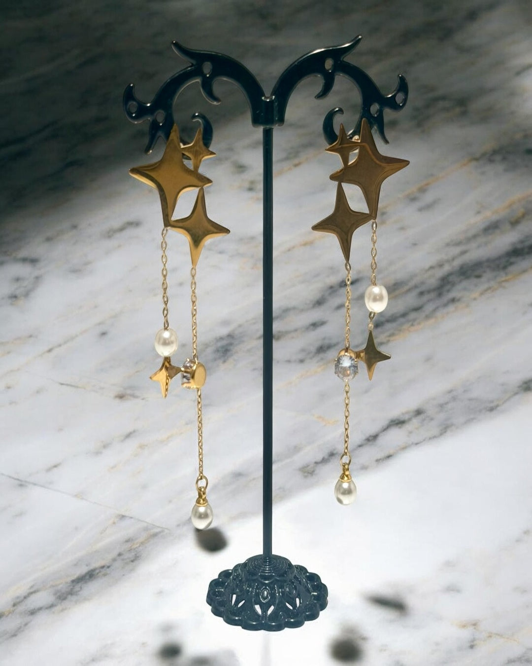 Boucles d’oreilles Constellation GLORYLOVY – face