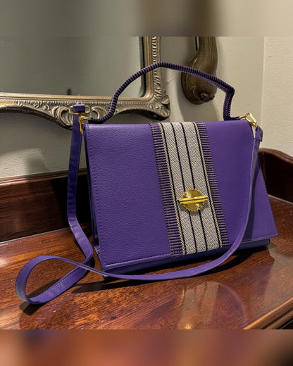 Sac à main Élégance violet GLORYLOVY – face