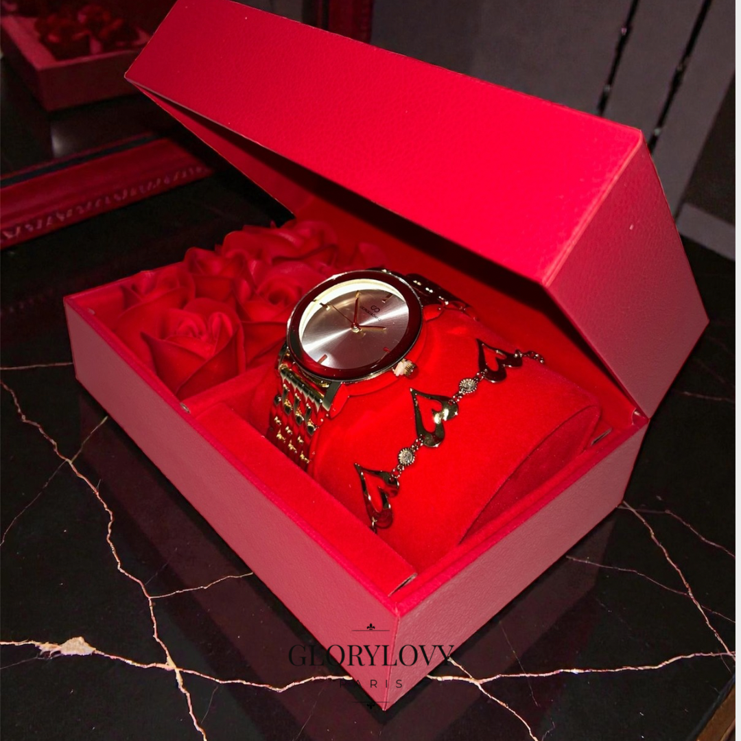 Coffret Montre & Roses