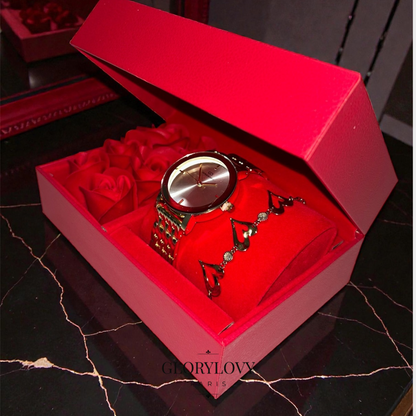 Coffret Montre & Roses