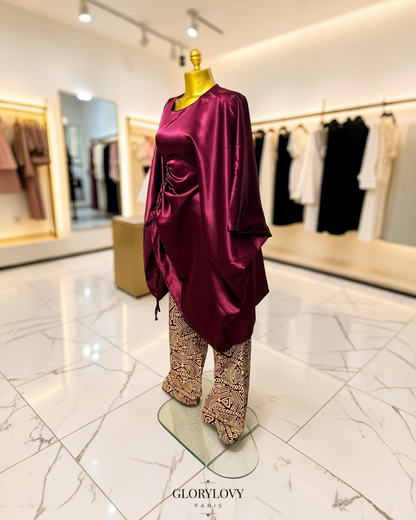 ENSEMBLE SATIN ET WAX