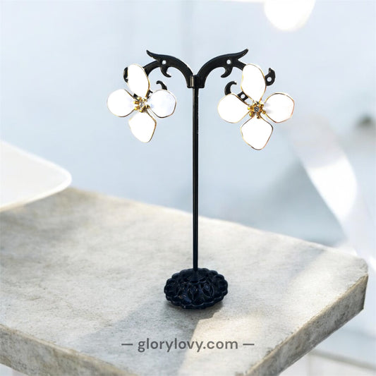 Parure florale en acier inoxydable