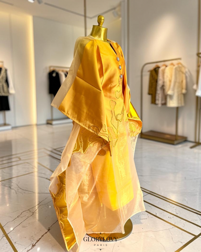 ROBE ORGANZA BRODÉE