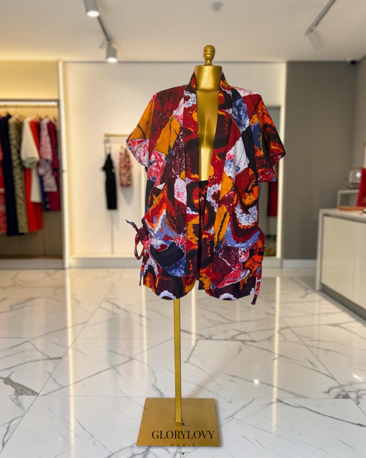 Ensemble short en wax