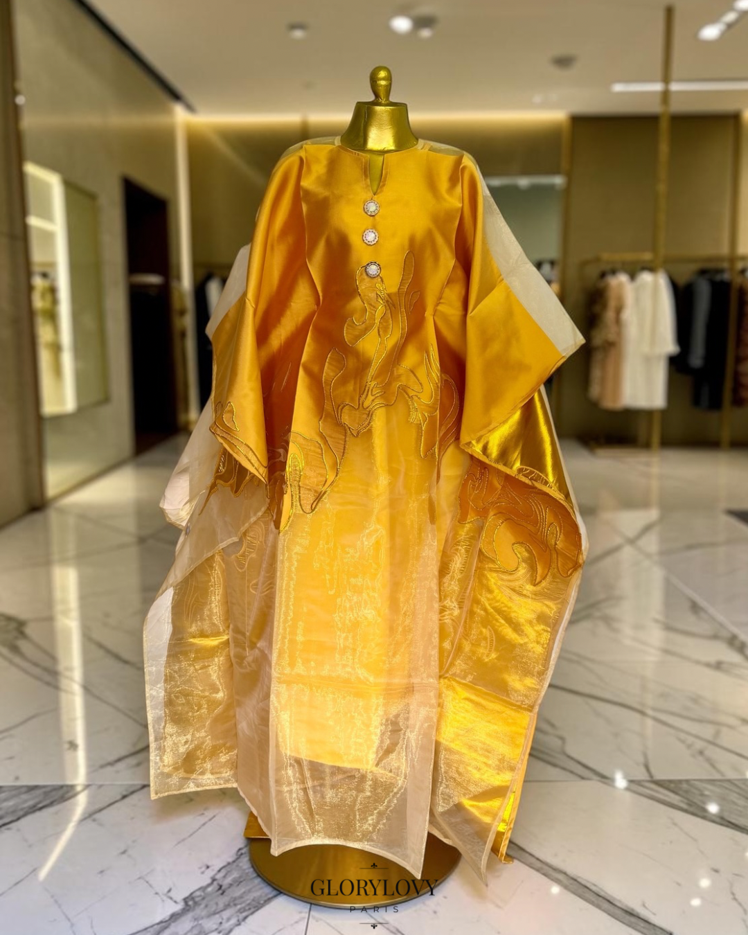 ROBE ORGANZA BRODÉE