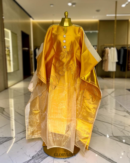 ROBE ORGANZA BRODÉE