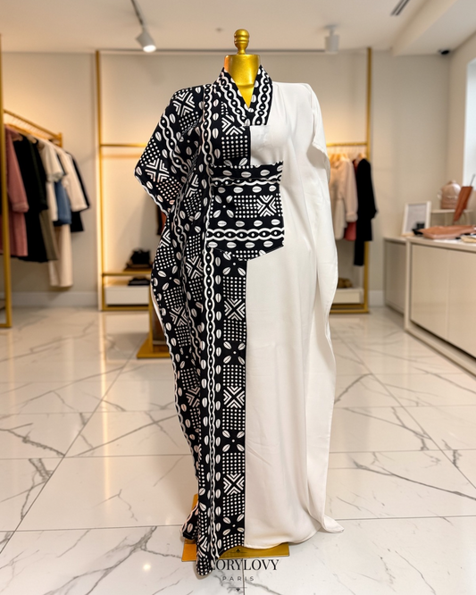 ROBE bi matière en WAX