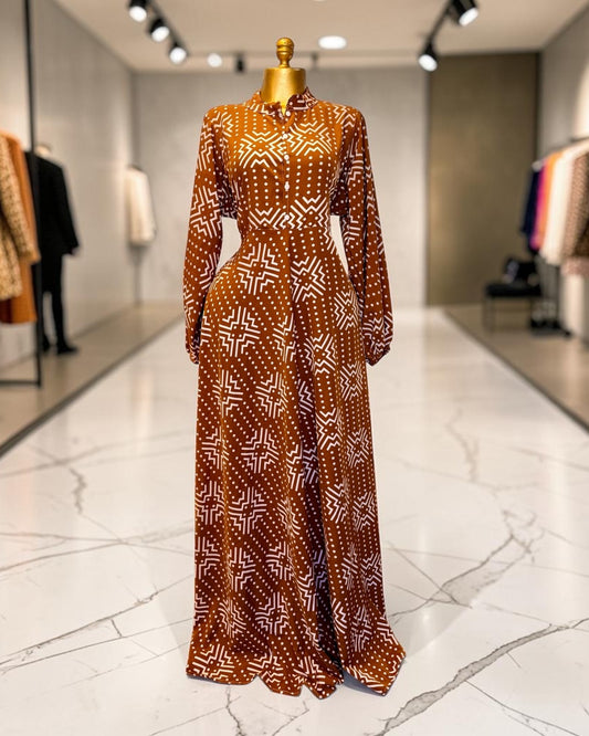 Robe Sahel – Marron