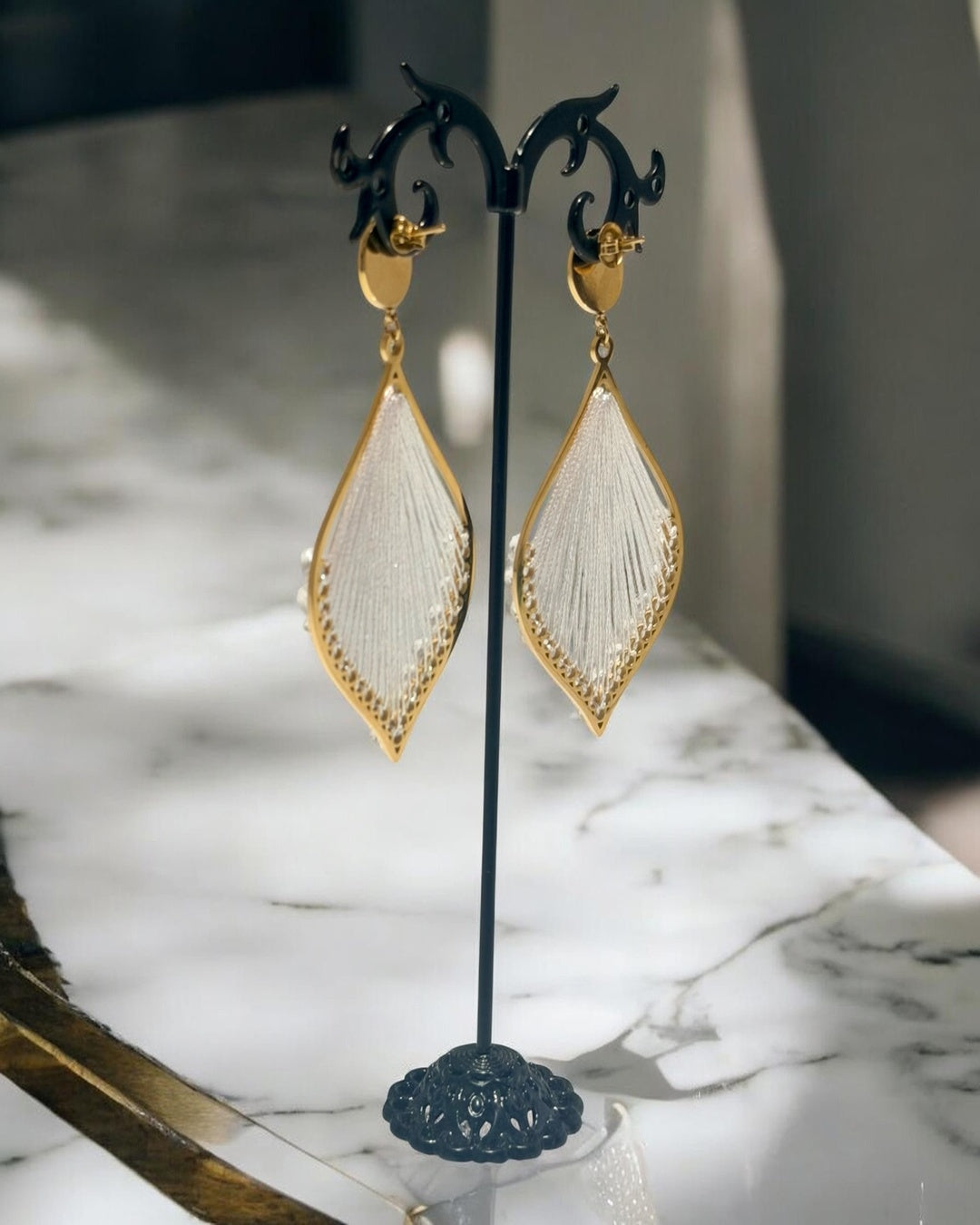 Boucles d’oreilles Éventail