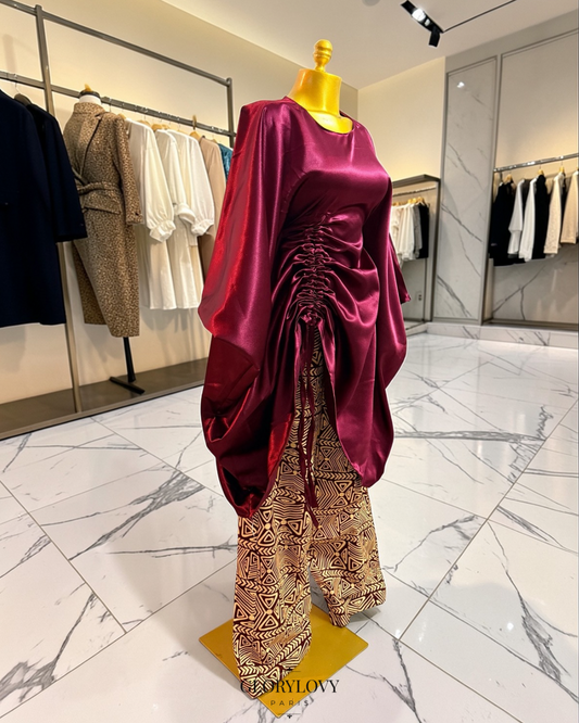 ENSEMBLE SATIN ET WAX
