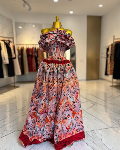 ROBE BUSTIER WAX