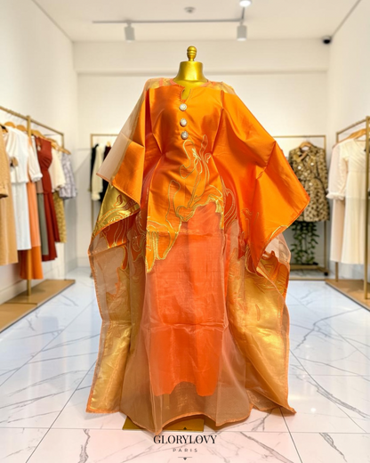 ROBE ORGANZA BRODÉE