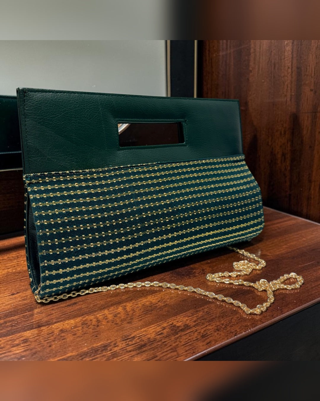 Pochette Émeraude GLORYLOVY – face