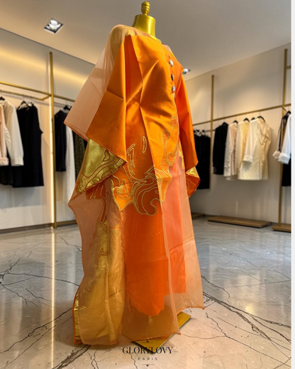 ROBE ORGANZA BRODÉE